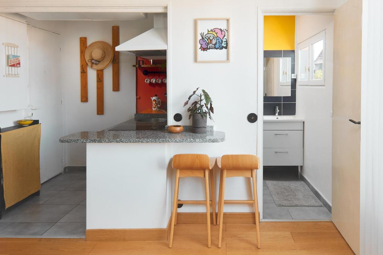 Studio Loft Design 70'S Lägenhet Clichy Exteriör bild